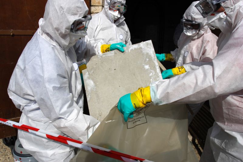 Asbestos Removal Site Preparation